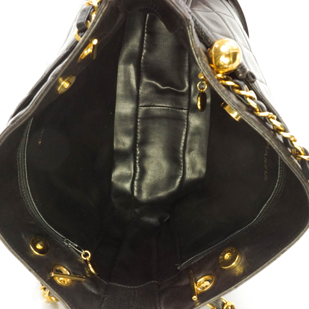 Chanel Quilted Matelasse Lambskin