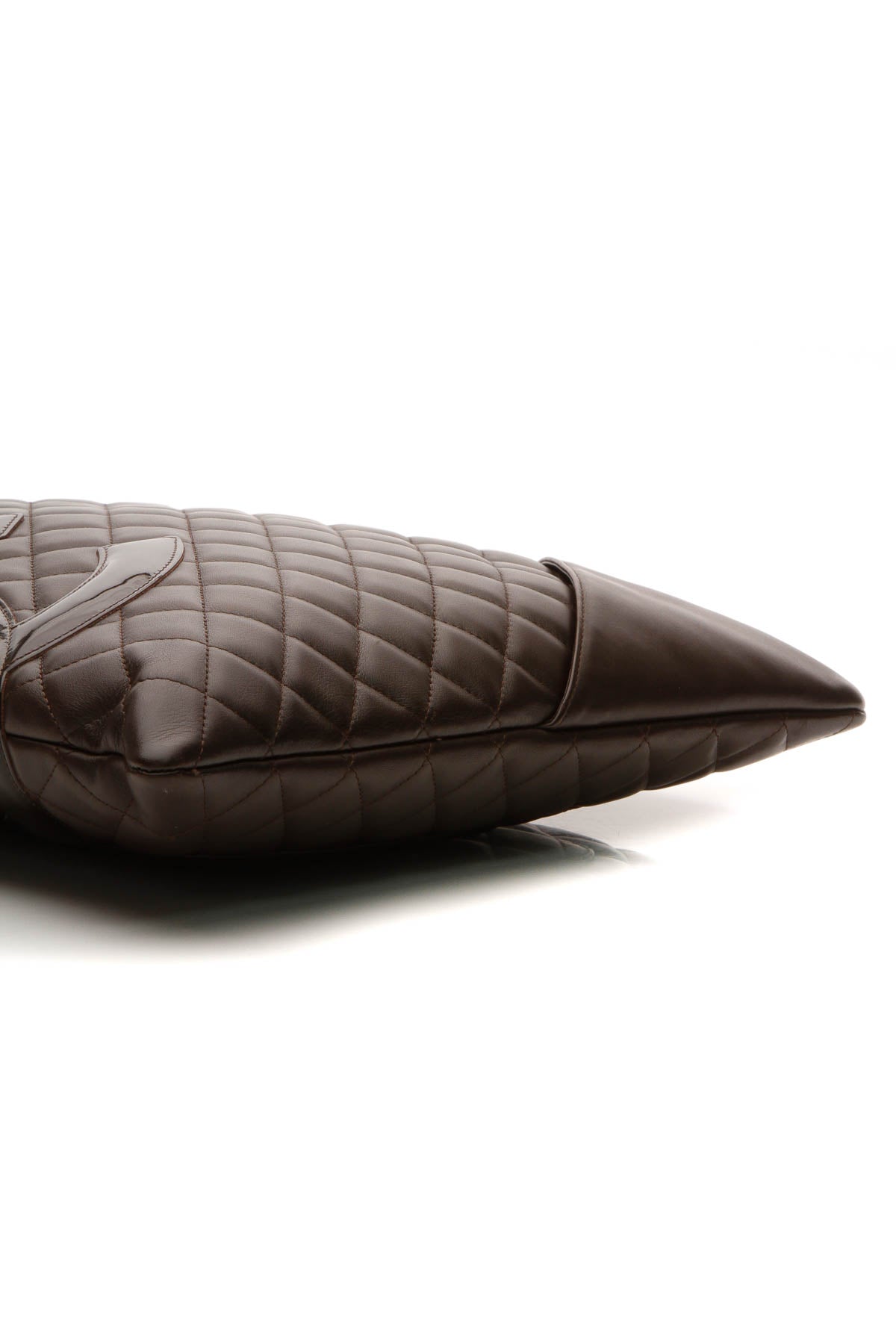 Cambon Ligne Flat Tote Bag - Brown