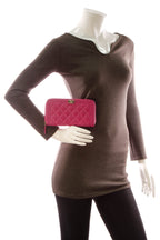 Boy Zippy Wallet - Pink Caviar