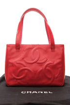 Triple CC Tote Bag - Dark Pink