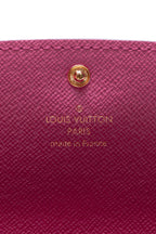 Emilie Wallet - Monogram/ Fuchsia