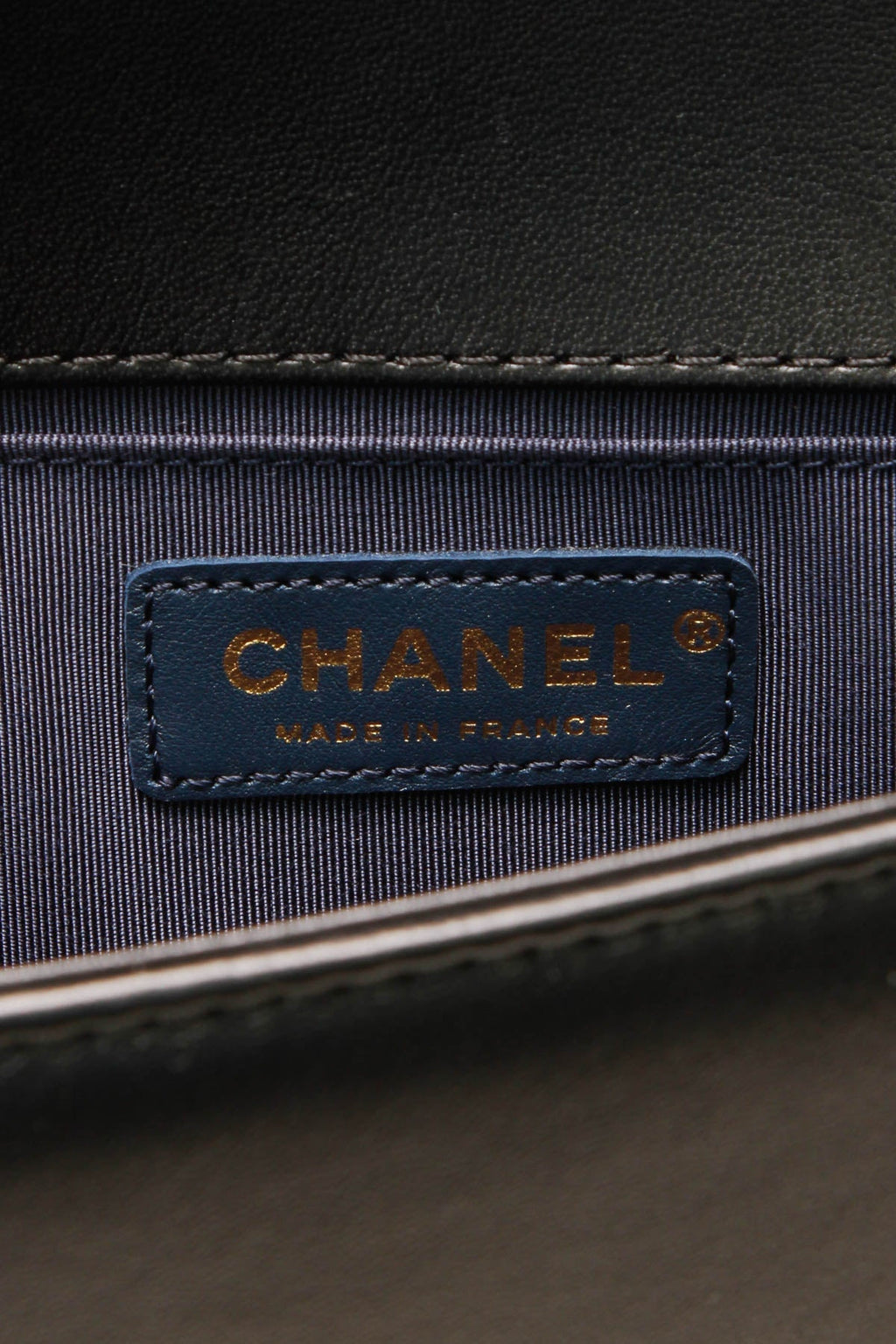Medium Boy Bag - Navy/Black