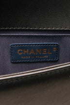 Medium Boy Bag - Navy/Black