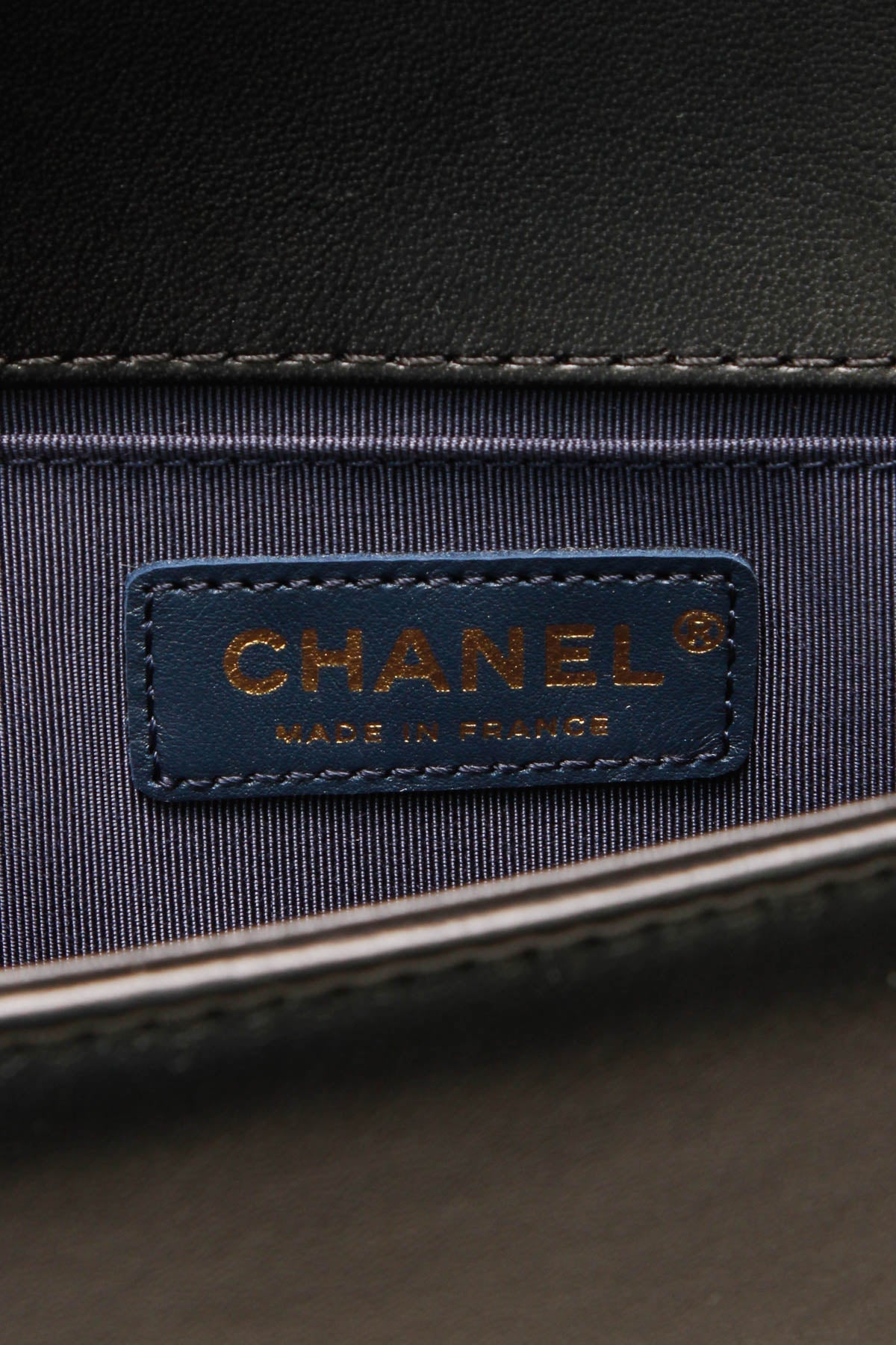 Medium Boy Bag - Navy/Black