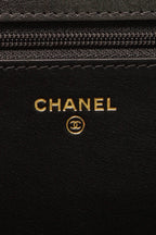 Camellia Embossed WOC Bag - Black