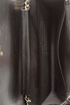 Camellia Embossed WOC Bag - Black