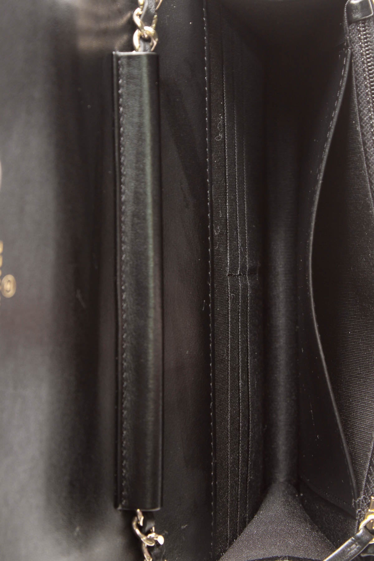 Camellia Embossed WOC Bag - Black