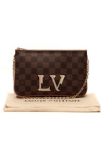 Double Zip Pochette Bag - Damier Ebene