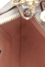 Double Zip Pochette Bag - Damier Ebene