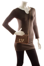 Double Zip Pochette Bag - Damier Ebene