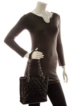 PST Petite Shopping Tote Bag - Black Caviar