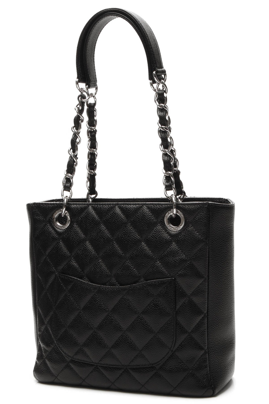 PST Petite Shopping Tote Bag - Black Caviar