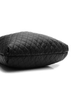 Elastic Large Tote Bag - Black Glazed Caviar