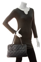 Iridescent Chic Small Tote Bag - Gunmetal