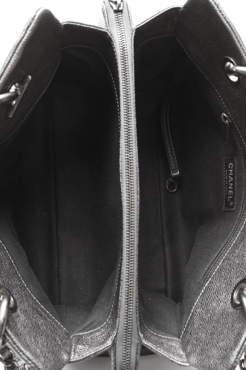 Iridescent Chic Small Tote Bag - Gunmetal
