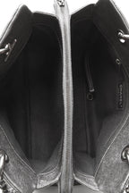 Iridescent Chic Small Tote Bag - Gunmetal