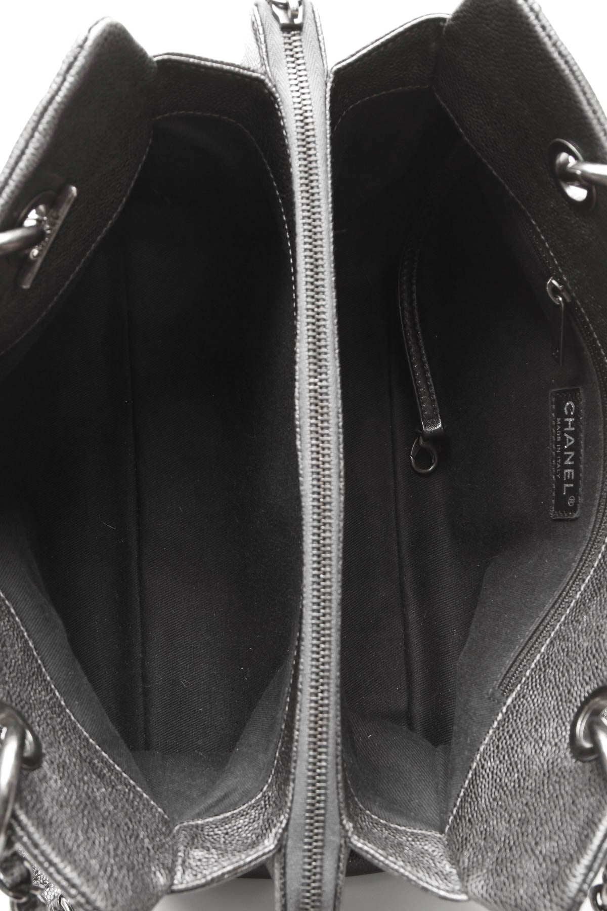 Iridescent Chic Small Tote Bag - Gunmetal