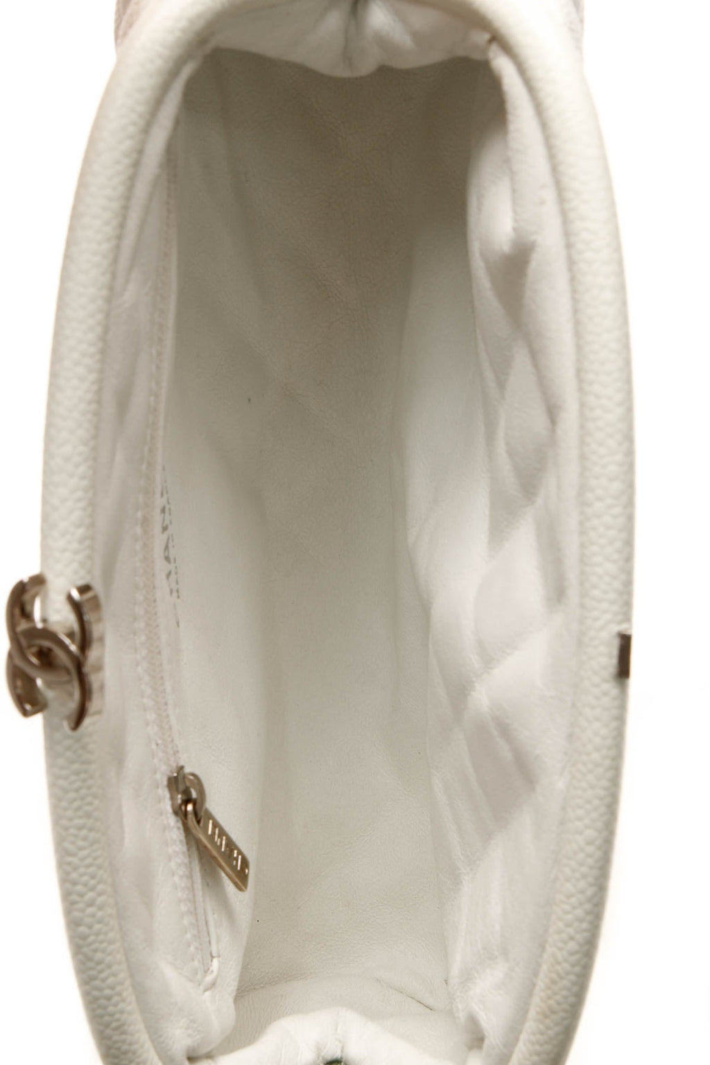 Quilted Timeless Clutch Bag - White