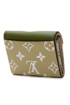 Compact Zoe Wallet - Khaki/White Giant Monogram