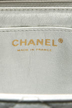 Classic Jumbo Single Flap Bag - Silver