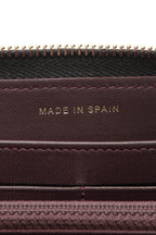 Quilted Zippy Wallet - Black
