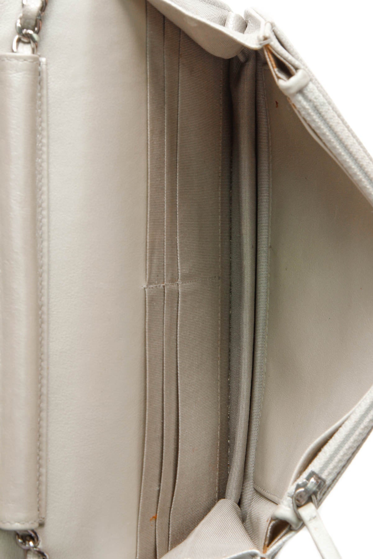 Wallet on a Chain Crossbody Bag - Silver