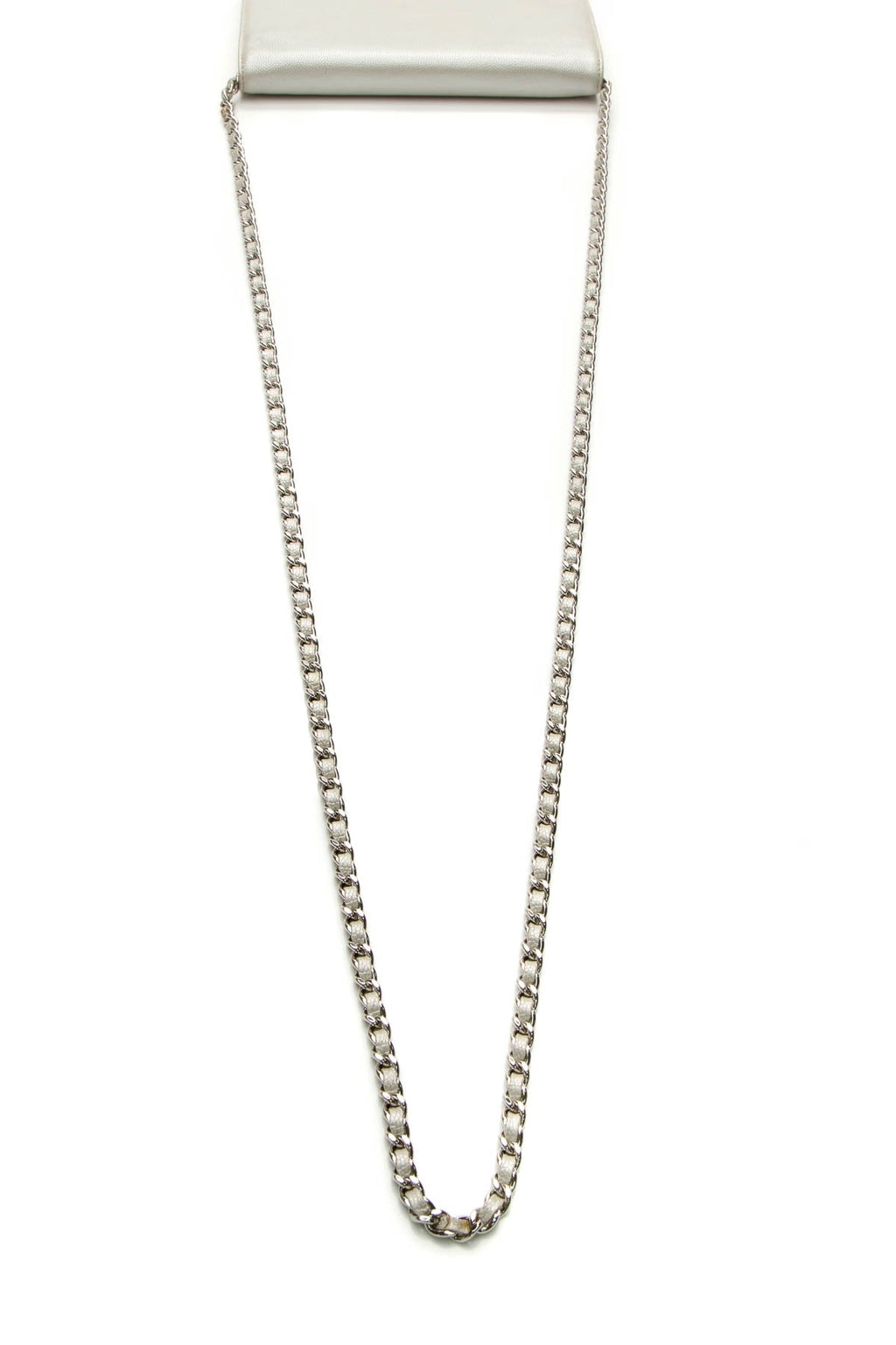 Wallet on a Chain Crossbody Bag - Silver
