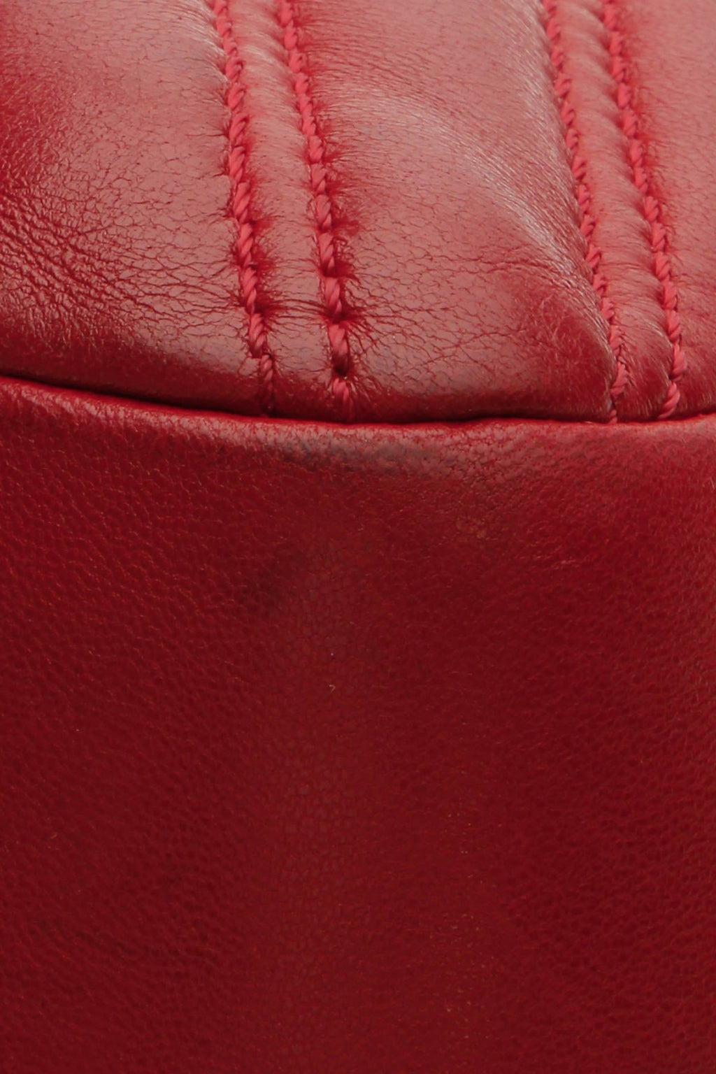 Chevron Quilted Jumbo Single Flap Bag - Red