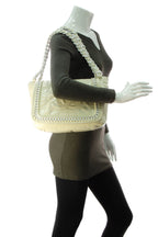 Luxe Ligne Flap Bag - Ivory