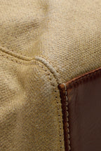 Vintage CC Turnlock Large Tote Bag - Beige