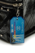 Studded Train Case Bag - Black