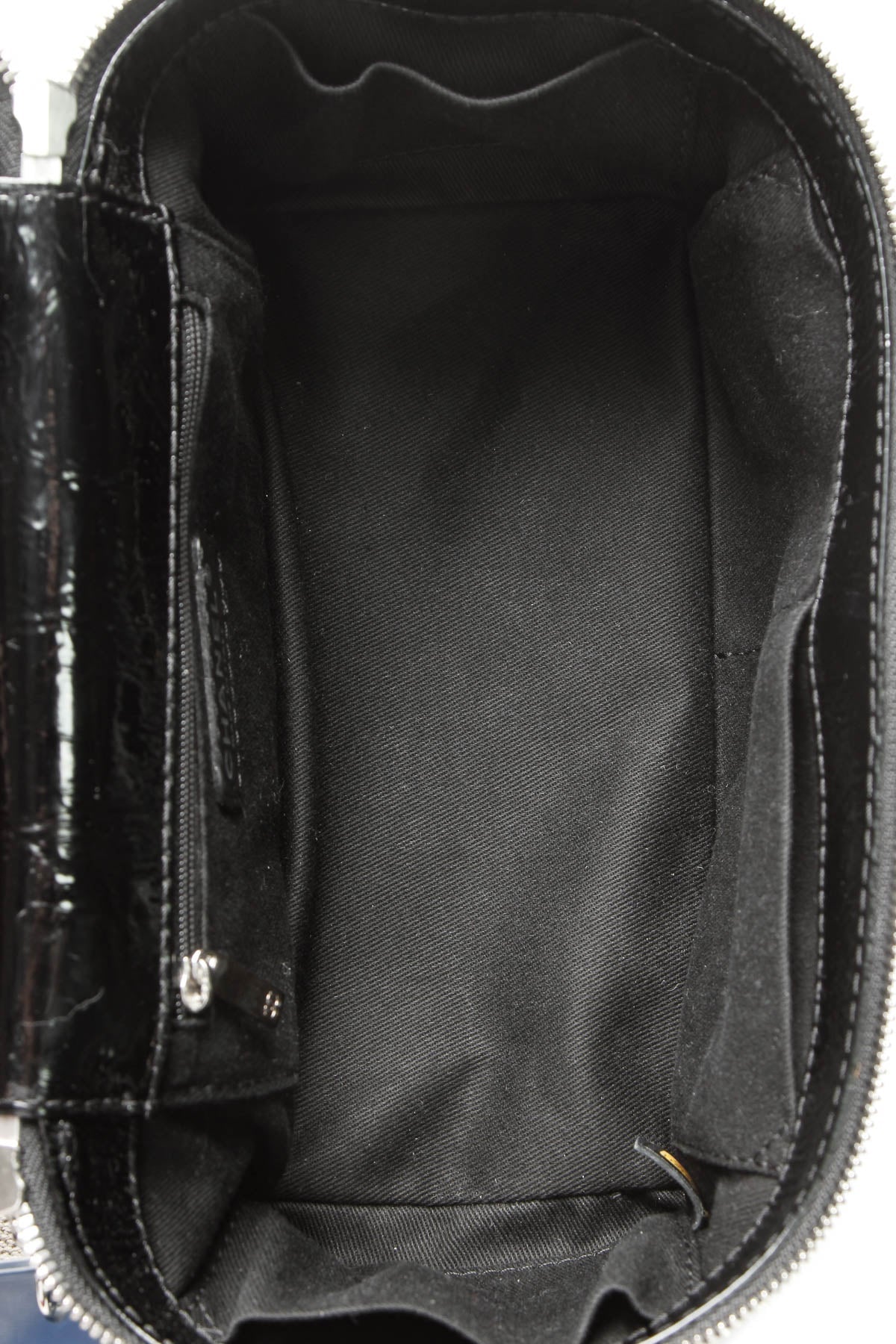 Studded Train Case Bag - Black