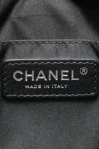 Quilted Tote Bag - Black