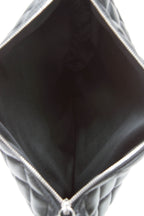 Quilted Tote Bag - Black