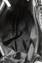 Quilted Tote Bag - Black