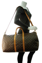 Vintage Keepall 55 Bandouliere Travel Bag - Monogram