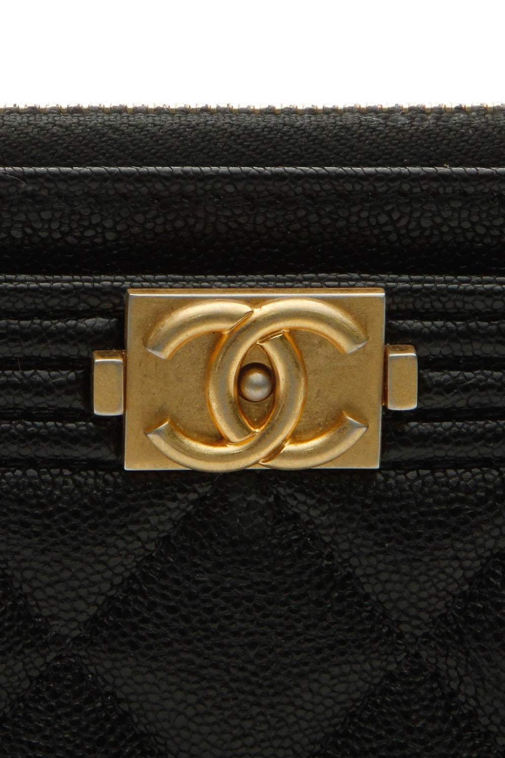 Boy Long Card Pouch - Black Caviar