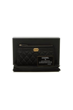 Boy Long Card Pouch - Black Caviar