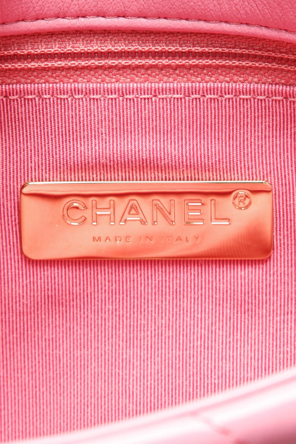 Quilted Chanel 19 Flap Bag - Pink