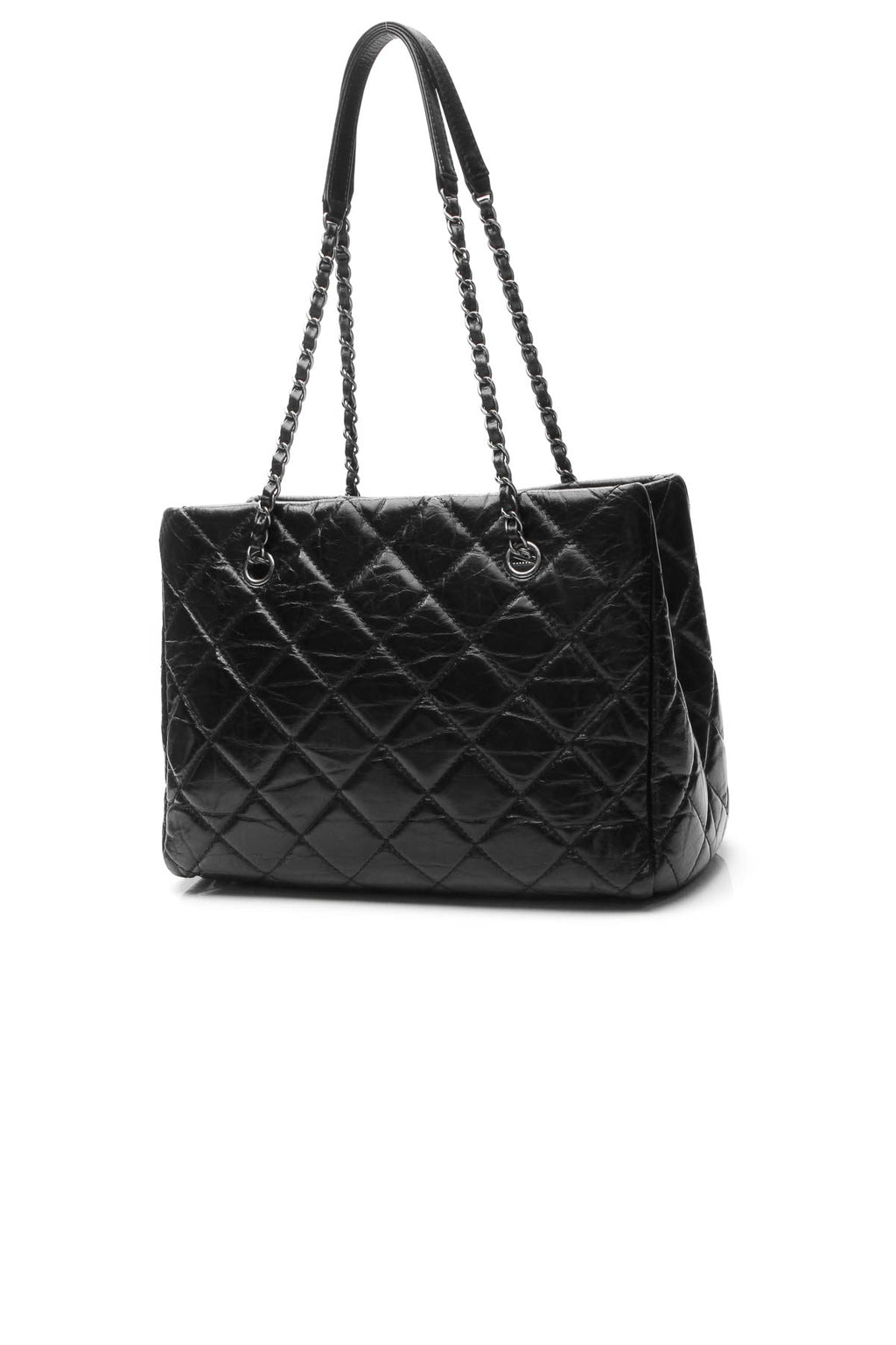 CC Quilted Tote Bag - Black
