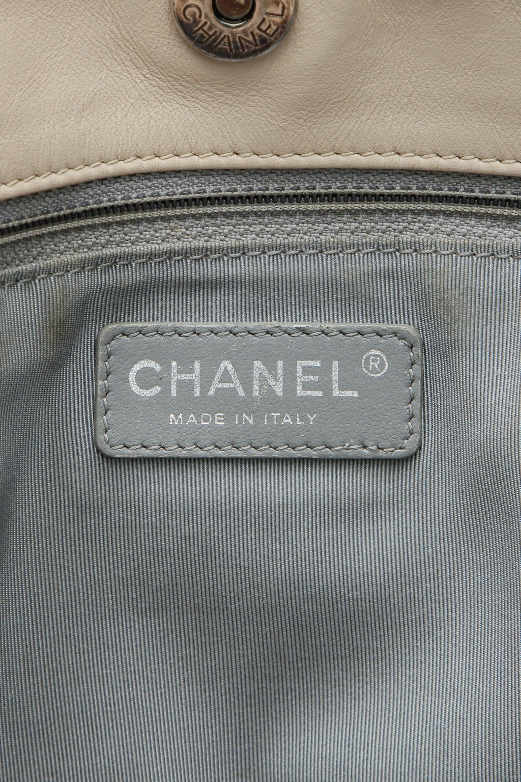 Coco Pleats Tote Bag - Beige