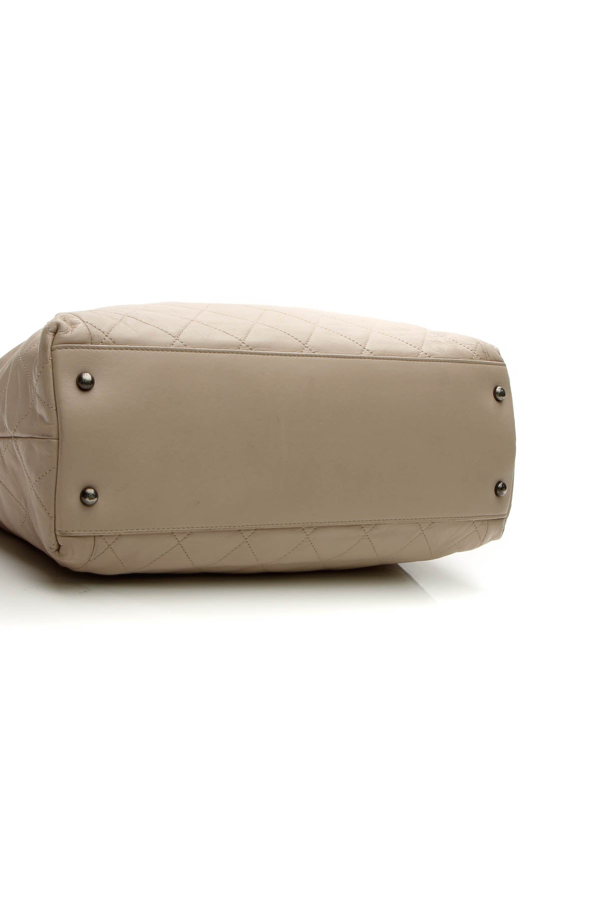 Coco Pleats Tote Bag - Beige