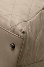Coco Pleats Tote Bag - Beige