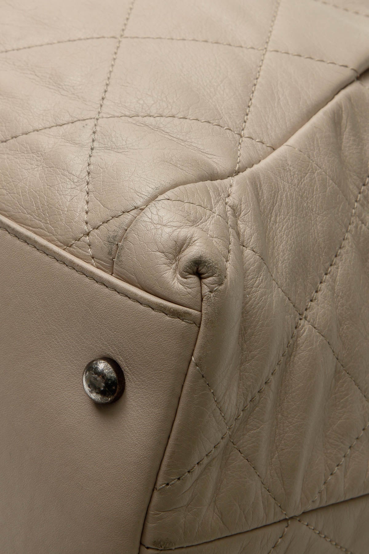 Coco Pleats Tote Bag - Beige