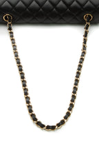 East/West Single Flap Bag - Black