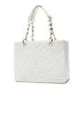 GST Grand Shopping Tote Bag - White Caviar