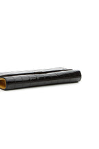 Chocolate Bar Long Clutch Bag - Black