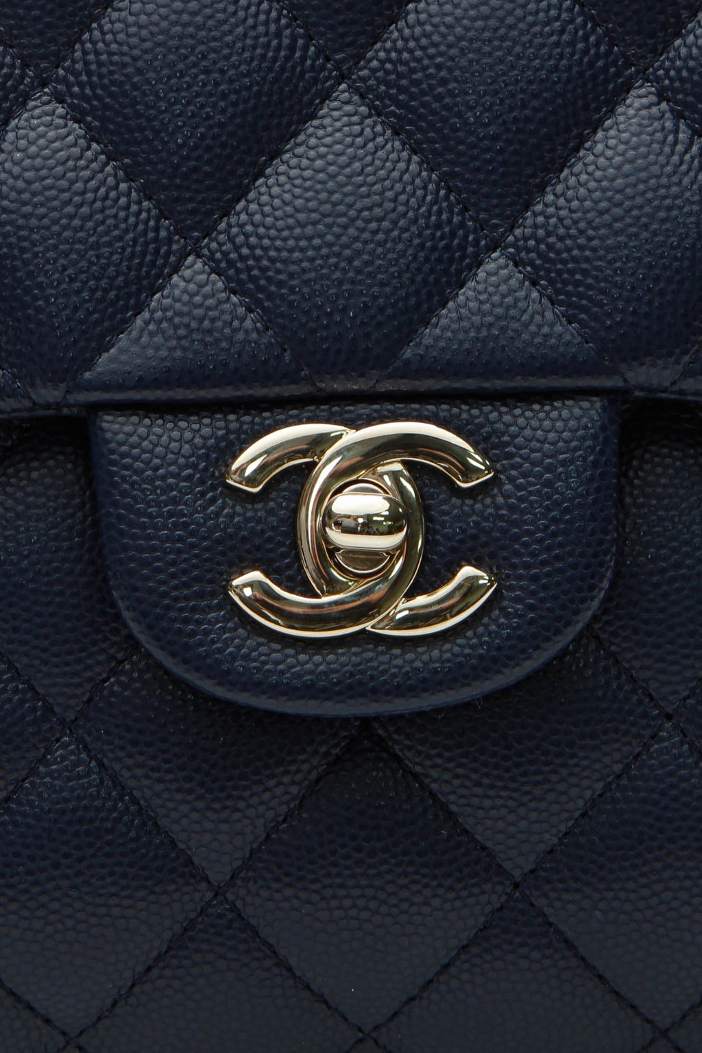 Classic Flap Clutch Bag - Navy