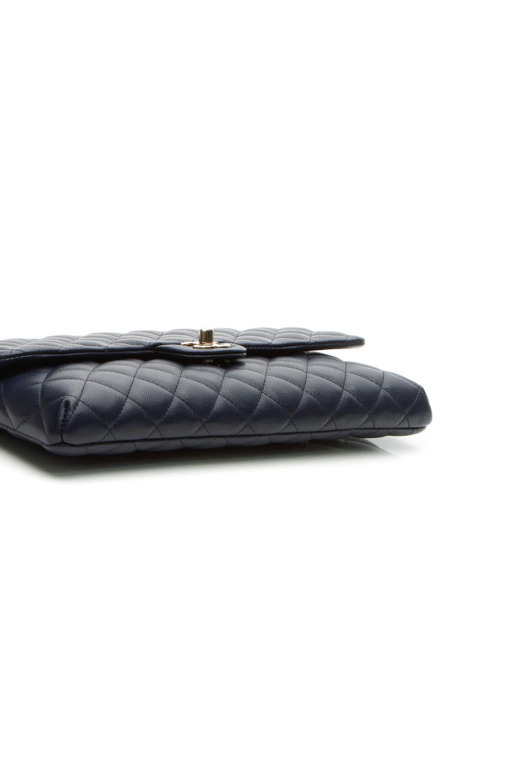 Classic Flap Clutch Bag - Navy