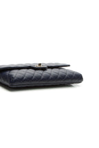 Classic Flap Clutch Bag - Navy